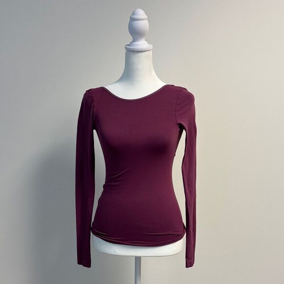 Free People Intimately Low Back Seamless Long Sleeve XS/S - Picture 1 of 4